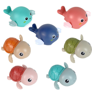 OEM/ODM New Design Eco-friendly Cute Turtle Bath Toy, Toy Bathing, Rubber Floating Bath Animal Toy Set For Baby