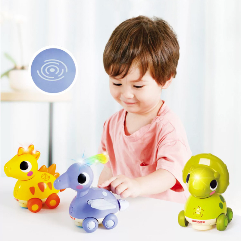 Baby Crawling Walking Dinosaur Toys Baby Sensory Sound Toys Toddler Birthday With Musical Light Toy for Boys And Girls