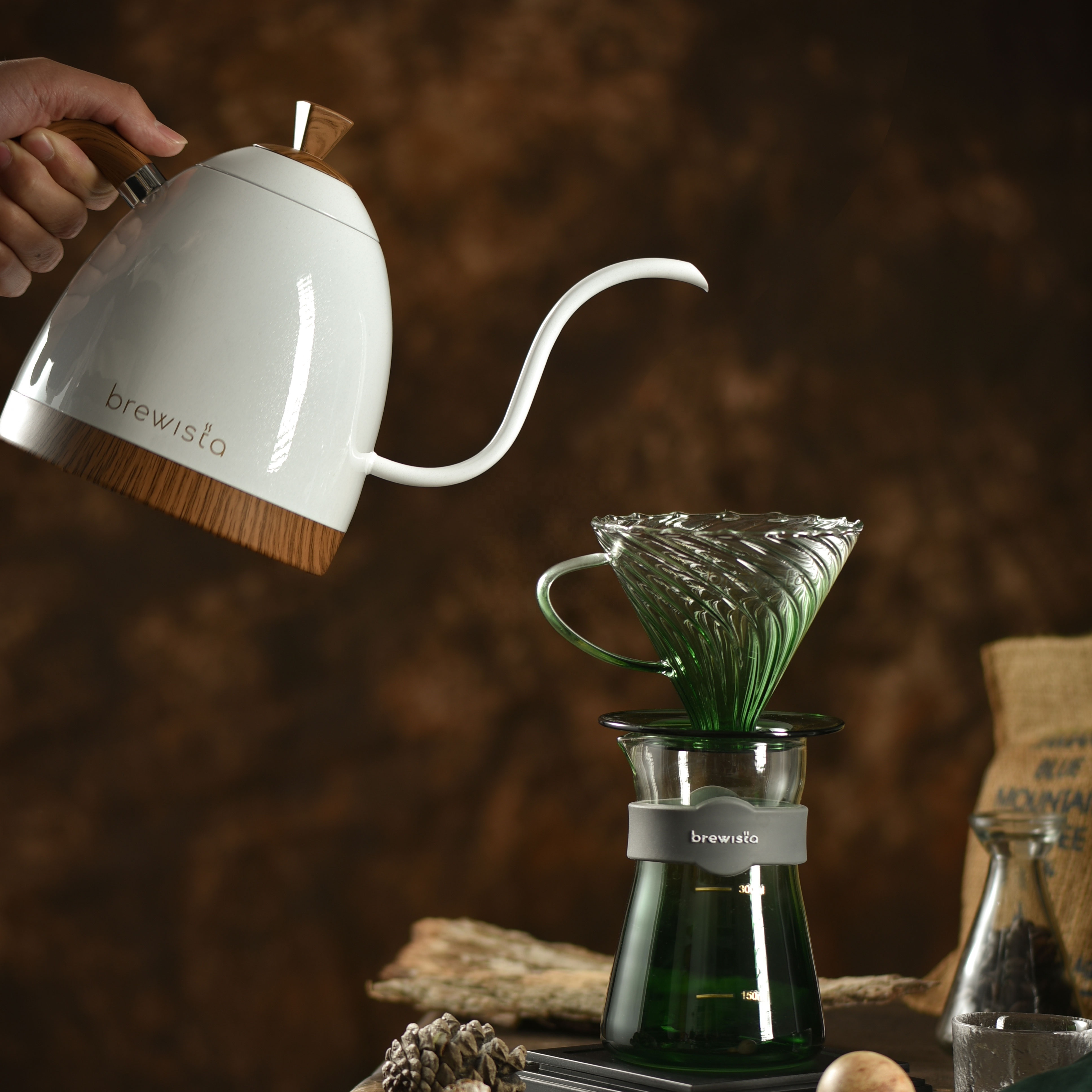 1000ml Whole Sale Price Brewista electric pour over Coffee Gooseneck Kettle