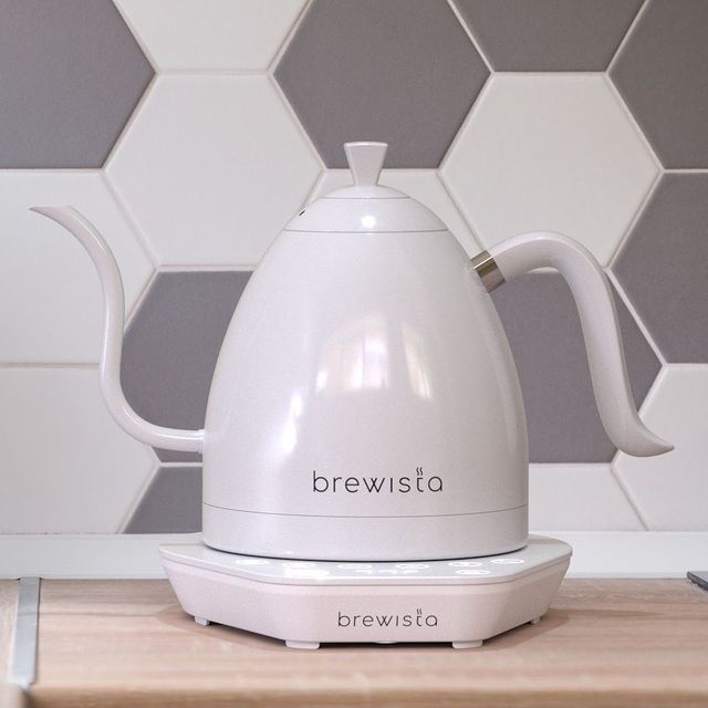 Brewista 1l kettle preparation coffee and tea maker gooseneck kettle with timer and tempe