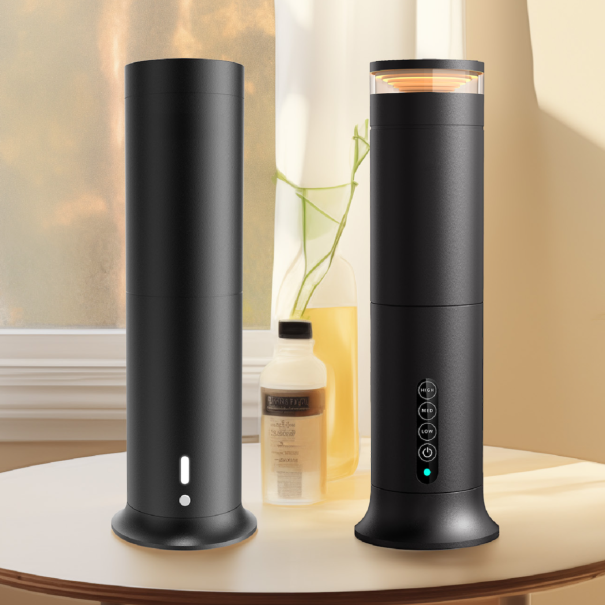 4000mAh Rechargeable Wireless diffuser Hotel Collection Aroma 360 Electric Waterless Tower Aroma Diffuser Scent Diffuser Machine