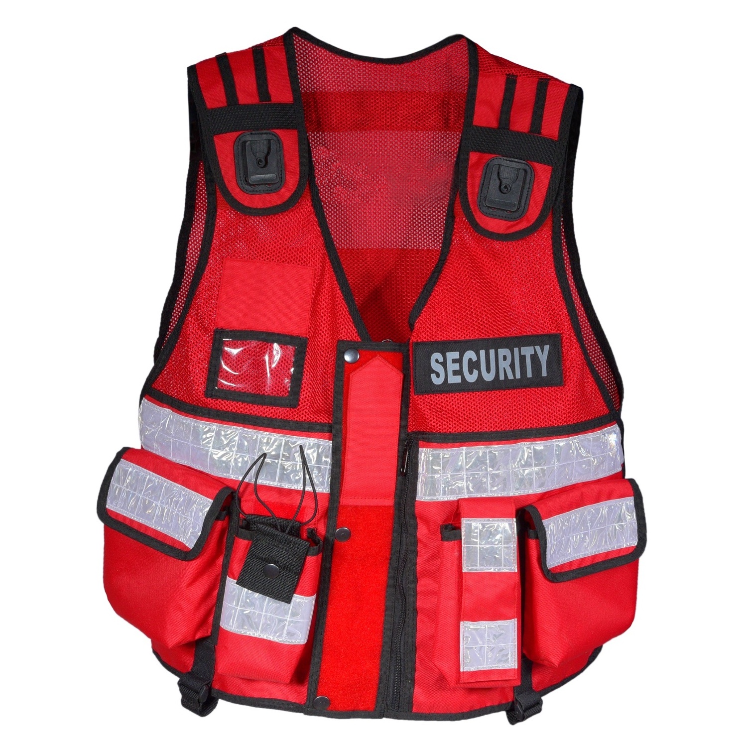 custom High Visibility Security Motorcycle Reflective Safety Vest Safe Working Sanitation Clothes For Road Construction