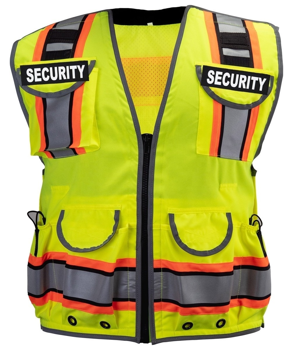 Customized Durable Protective Workwear Safety Vests Multi-pockets Visible Reflective Vest For Women Men Work