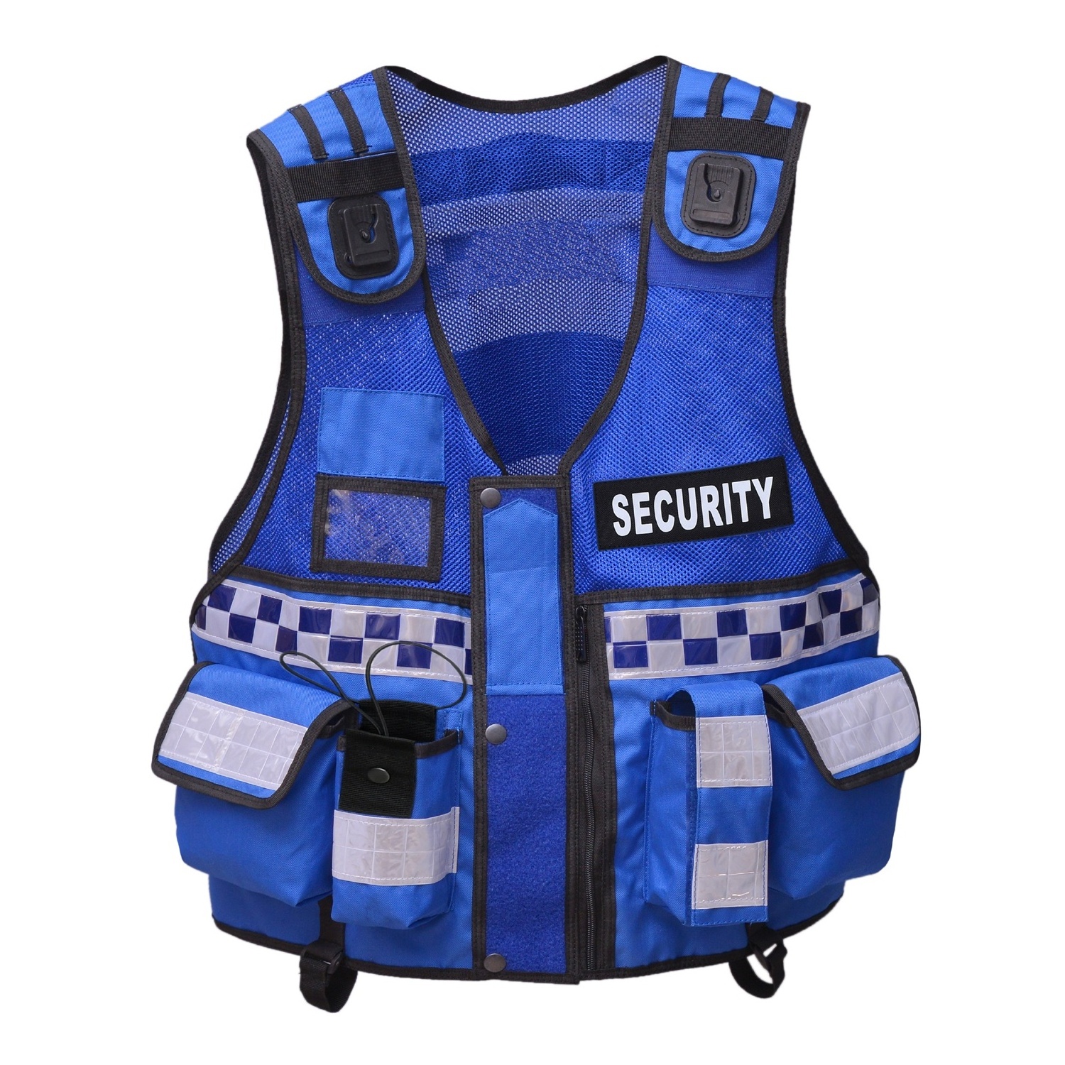 custom High Visibility Security Motorcycle Reflective Safety Vest Safe Working Sanitation Clothes For Road Construction