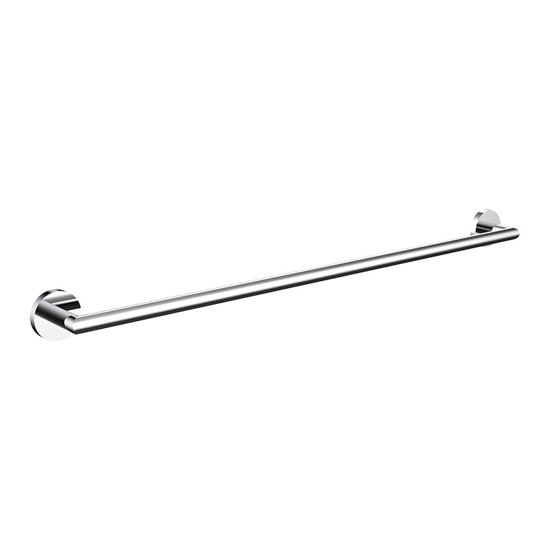 Single Bath Restroom Bathroom Towel Holder Chrome Single Brass Towel Bar Rack