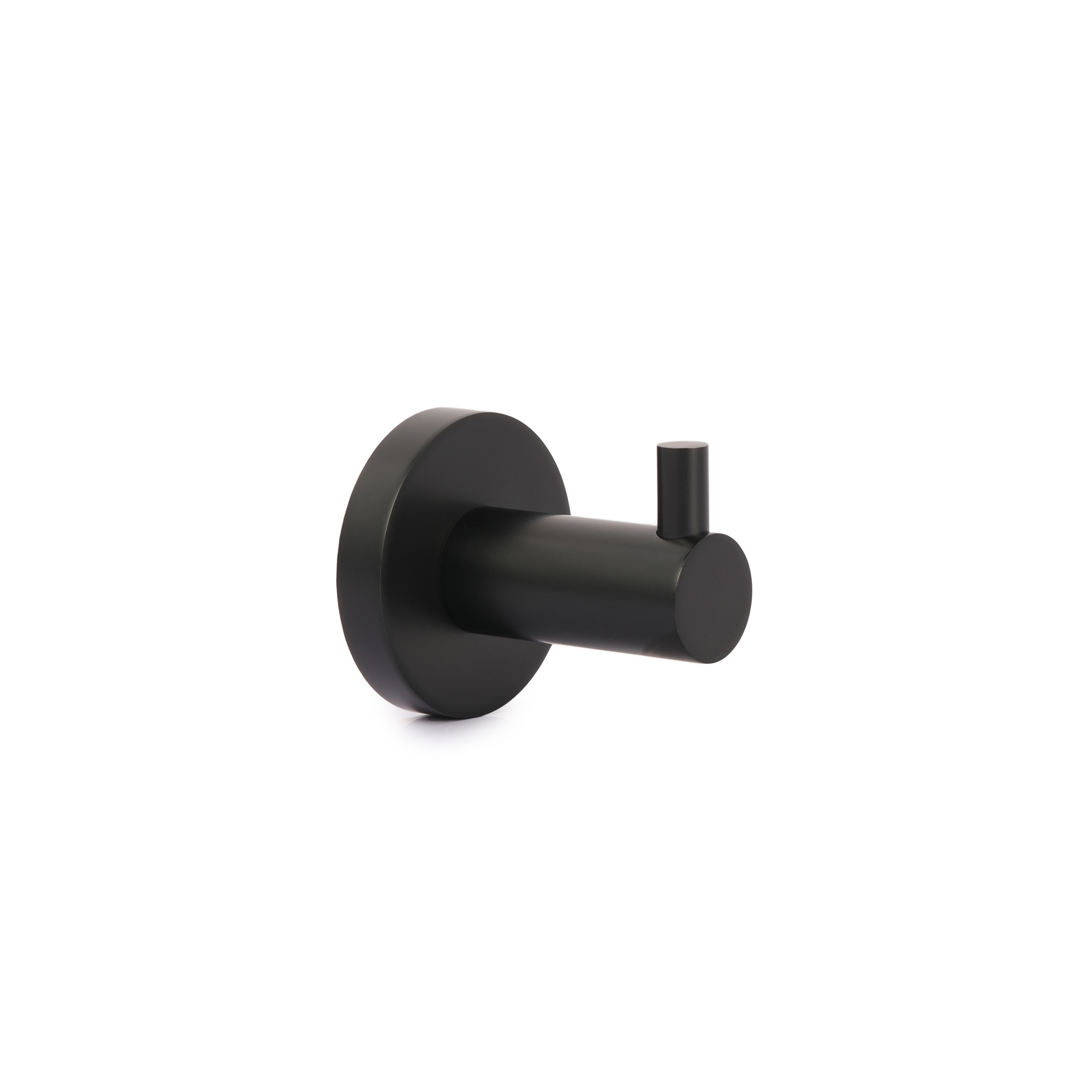 Black hotel bathrooms accessories shower single stainless steel RVS matt wall mount robe hooks  wall mounted cloth hook