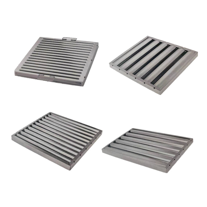 Wholesale Stainless Steel Kitchen Canopy Baffle Grease Filters Extractor Range Hood Filter