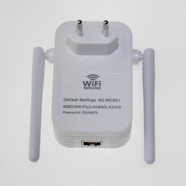 Factory Direct Cheap 2.4G & 5G Signal WIFI extender 1200M wireless dual frequency amplifier wps wifi repeater