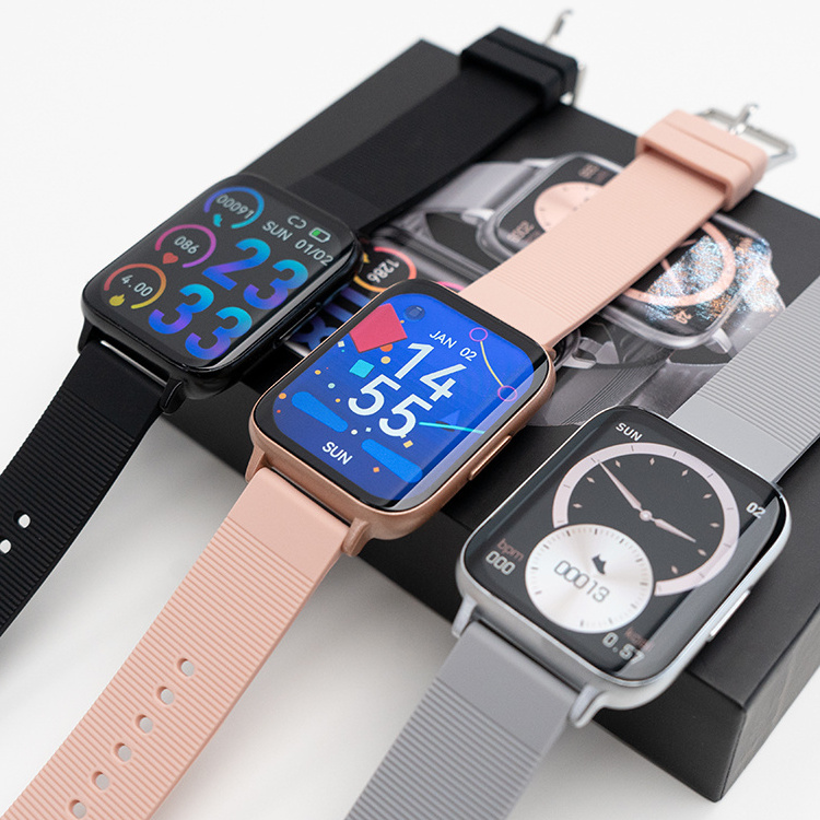 IP68 Waterproof Reloj Inteligente OD1 Square Curved Screen Watch NFC ECG Smart Watch with Call Function