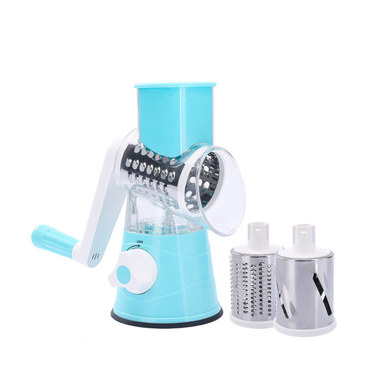 Kitchen Tools 3-in-1 Food Meat Mincer Processor Vegetable Chopper Cutter Hand Roller Household Manual Meat Grinder