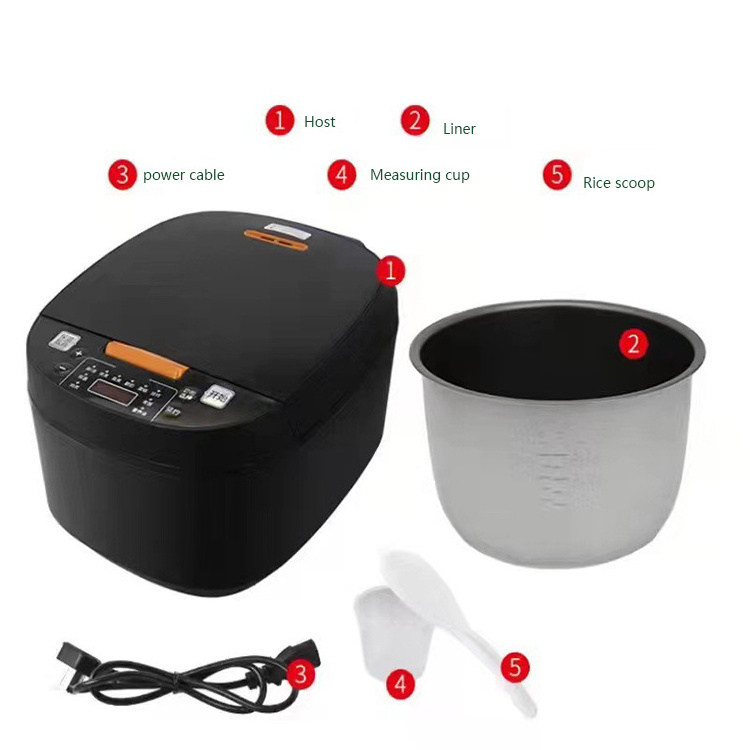 Silver Crest National 5l Smart Multi-function Automatic Electric Digital Keep Warm Rice Cooker