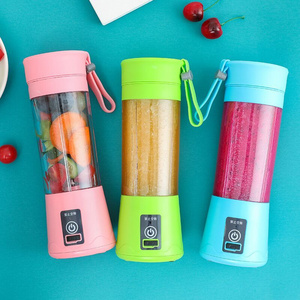 380ml Portable USB Personal Blender Juicer Cup Smoothies plastic Mini Travel Blender Juicer