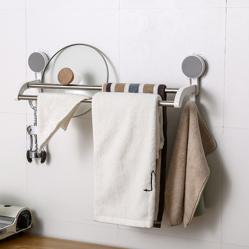 Modern Folding Towel Shelf Home Bath Accessory Set Bathroom Wall Mounted Towel Rack