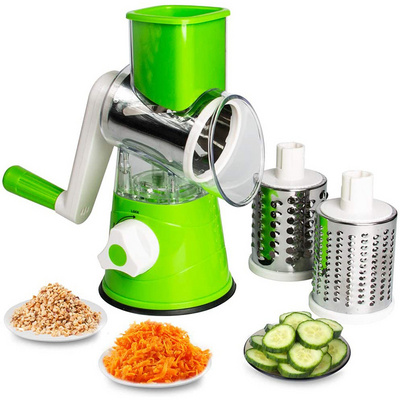 Kitchen Drum Chopper Multi Blade Slicer Handheld Cheese Grater Hand Manual Vegetable multifunctional chopper