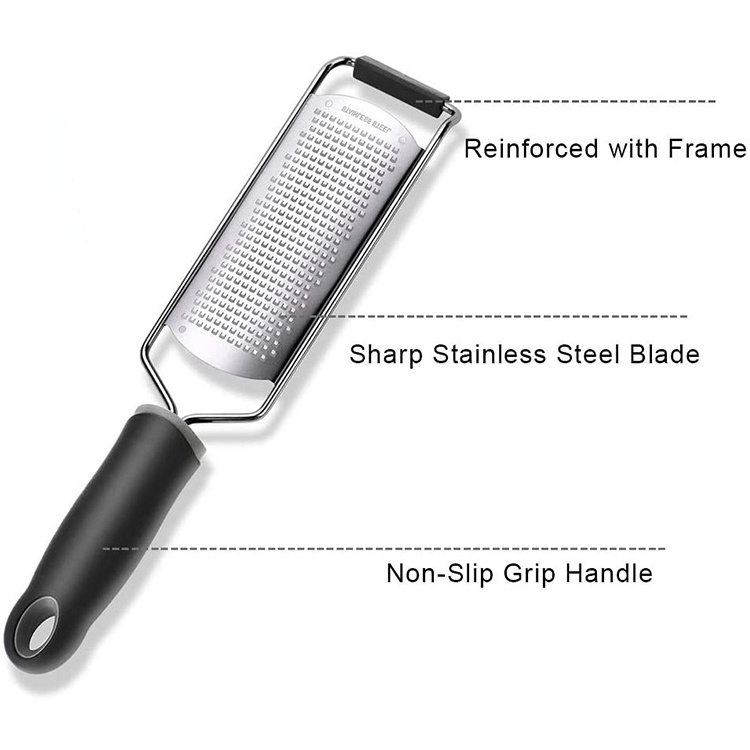 Lemon Zester & Cheese Grater Kitchen Gadget Multifunctional Food Grater Potato Lemon Peeler Slicer