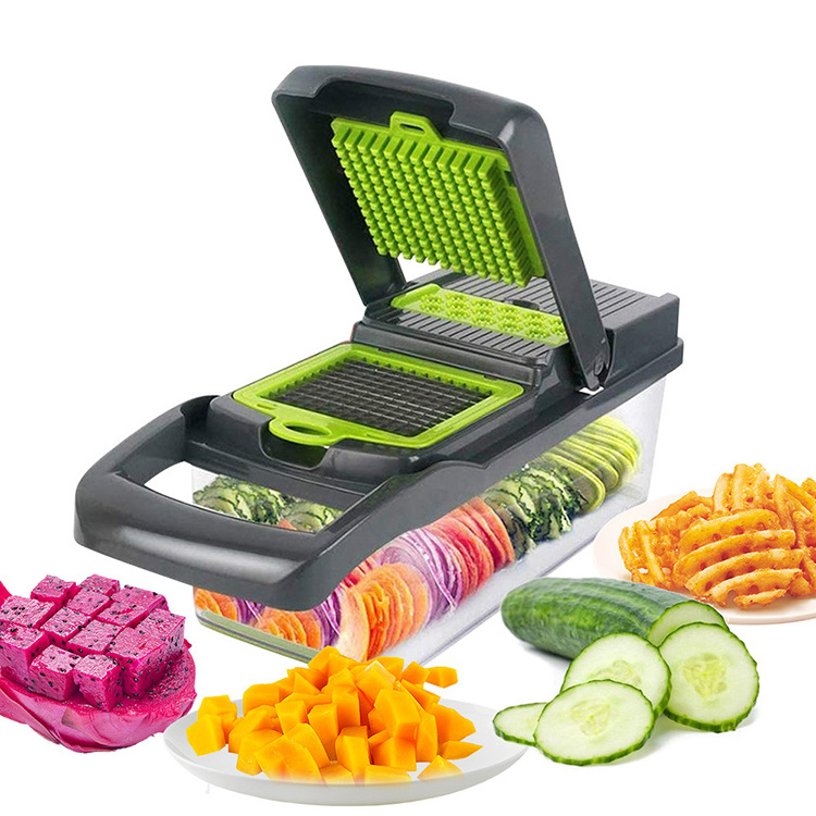 Multifunctional Kitchen Vegetable Cutter Manual Slicer online Plastic Fruit potato peeler Vegetable chopper Grater Slicer