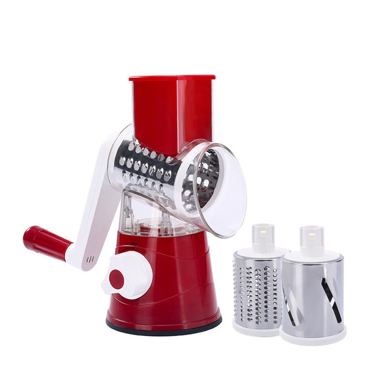 Kitchen Tools 3-in-1 Food Meat Mincer Processor Vegetable Chopper Cutter Hand Roller Household Manual Meat Grinder