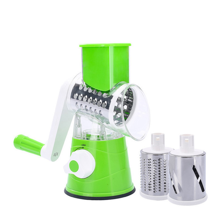 Kitchen Tools 3-in-1 Food Meat Mincer Processor Vegetable Chopper Cutter Hand Roller Household Manual Meat Grinder