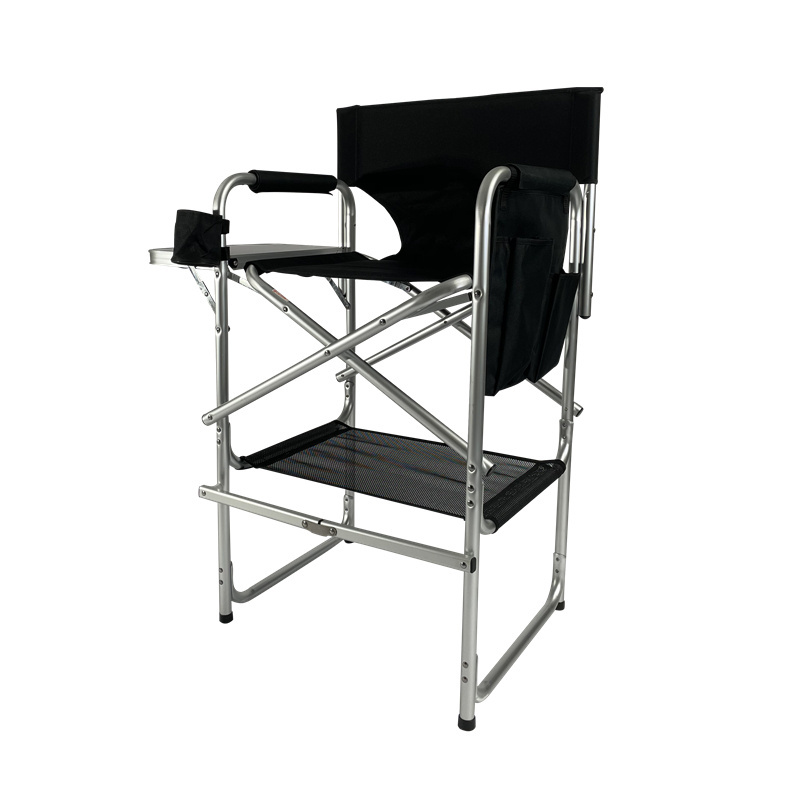 Telescopic Portable Foldable Aluminum Comfortable Artist Adjustable High Sitting Makeup Studio Chairs For Professionals