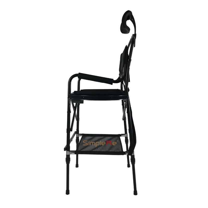 Onwaysport  Lightweight Aluminum Portable Folding Tall Director Adjustable camping Chair With Headrest