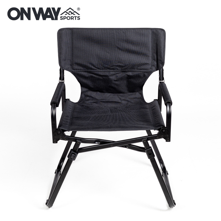 New Design Luxury Lightweight Aluminum Alloy Outdoor Folding Camping Director Chair