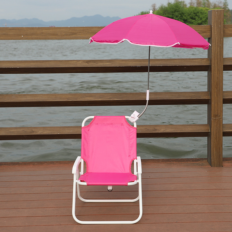 Children's outdoor folding chair lazy fishing stool photo multifunctional with parasol foldable portable beach chair