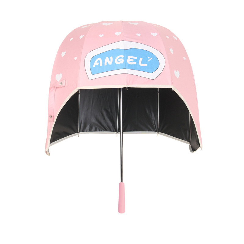 Outdoor Kid Cute Umbrella Custom Print Foldable Head Umbrella Creative Kids Umbrella