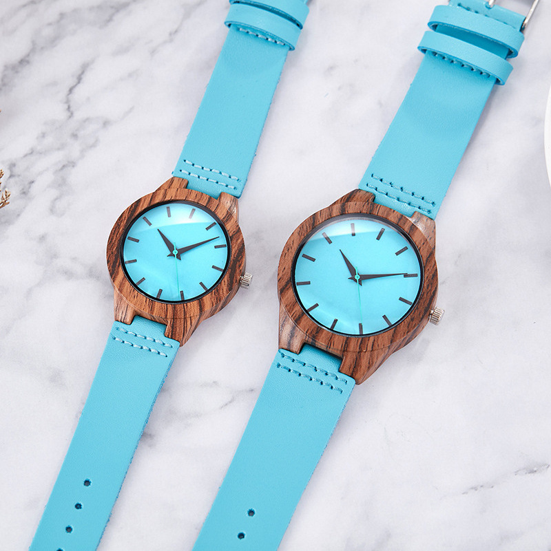 Creative Quartz watches for men and women Fashion couple watch set Blue Dial Hexagon Case watch for couple Valentine's gift