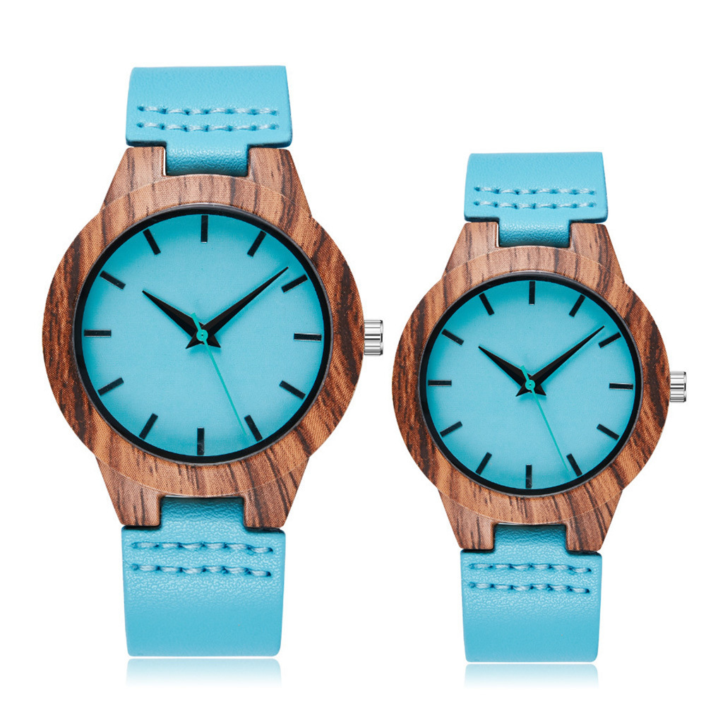 Creative Quartz watches for men and women Fashion couple watch set Blue Dial Hexagon Case watch for couple Valentine's gift