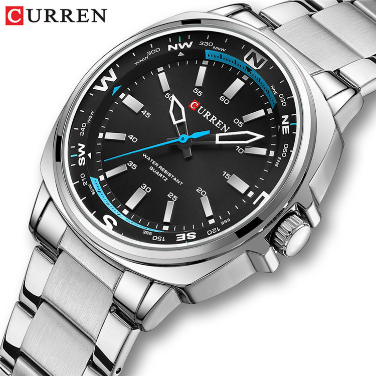 CURREN Classic Men Watch Steel strap Watches men wrist luxury Fashion Waterproof Sport Watches for Men Minimalist Wristwatches