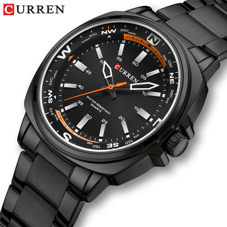 CURREN Classic Men Watch Steel strap Watches men wrist luxury Fashion Waterproof Sport Watches for Men Minimalist Wristwatches