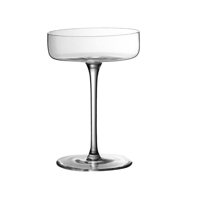 Custom Kitchen Bar Deco Cup Ribbed Martini Mixing Ripple Cocktail Glasses Unique Vintage Bulk Classical Art Minimalist Party