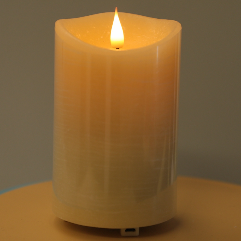 3D moving wicks flameless led candles with timer power by 2C battery with remote control 2/4/6/8 hours timer