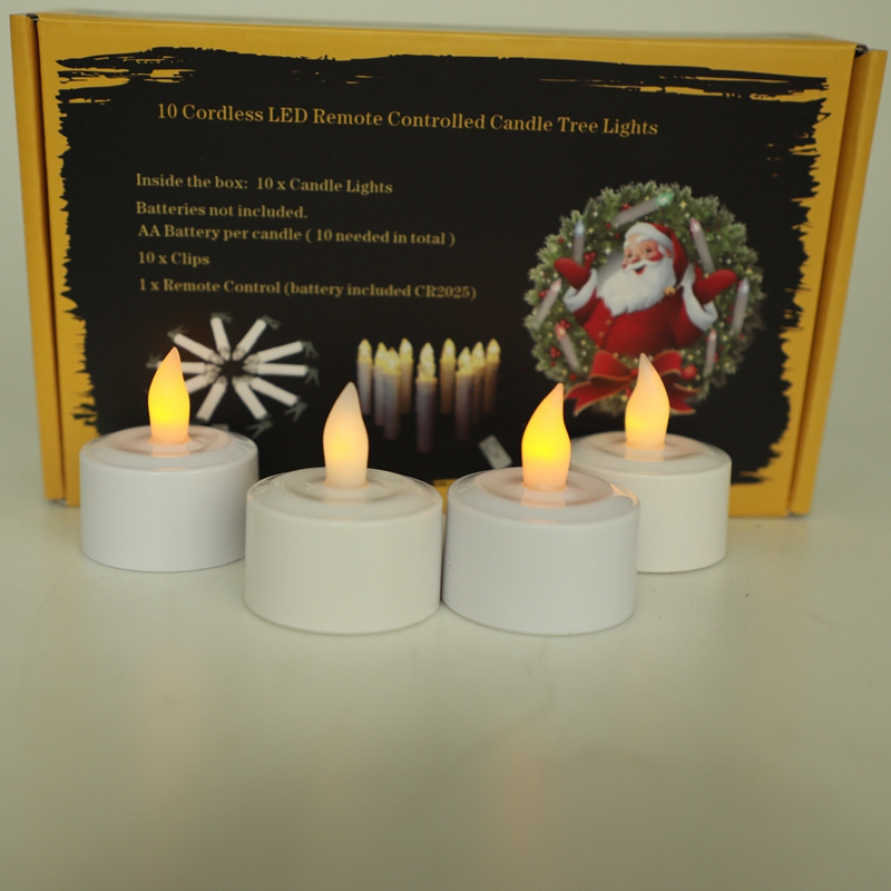 2022 Hot Sale USB Rechargeable Mini Tea Light LED Flameless Tea Candle Warm White lighting