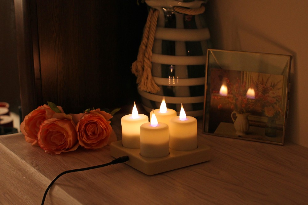 Newest Artificial Flameless Pillar Battery Operated Remote Control Birthday Romantic Led Flameless Rechargeable Candle