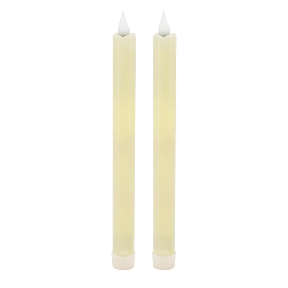 Remote Control Clip Taper Candles for Christmas with 3d Moving Flameless Scented Candle Led