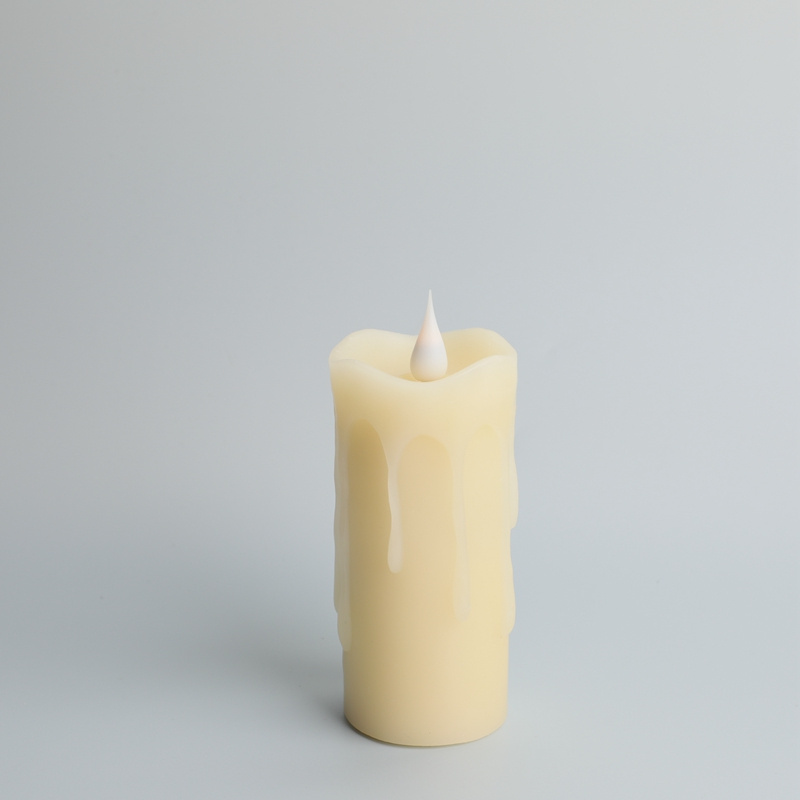 Pillar candles with Remote Votive Led candle with timer AA battery operate Ivory color light up candles for home decoration