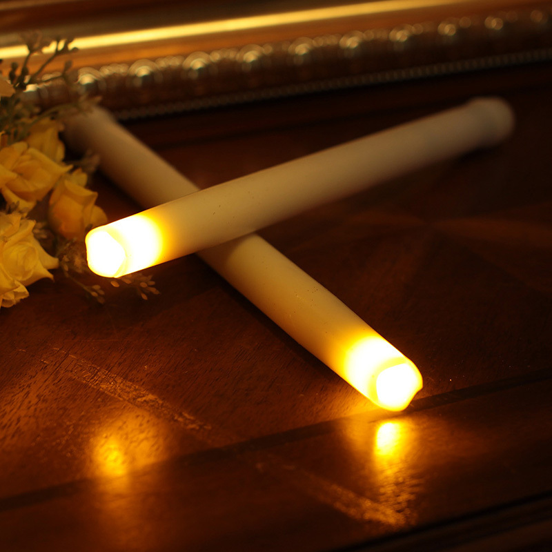 Led Taper Candle Wholesale Candle Pack of 2 Powered with Timer Function Battery Candles Flameless