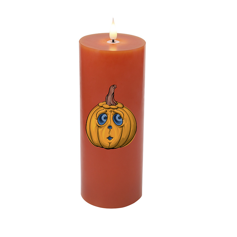 Halloween Flickering LED Candle Flameless Light up candles with remote