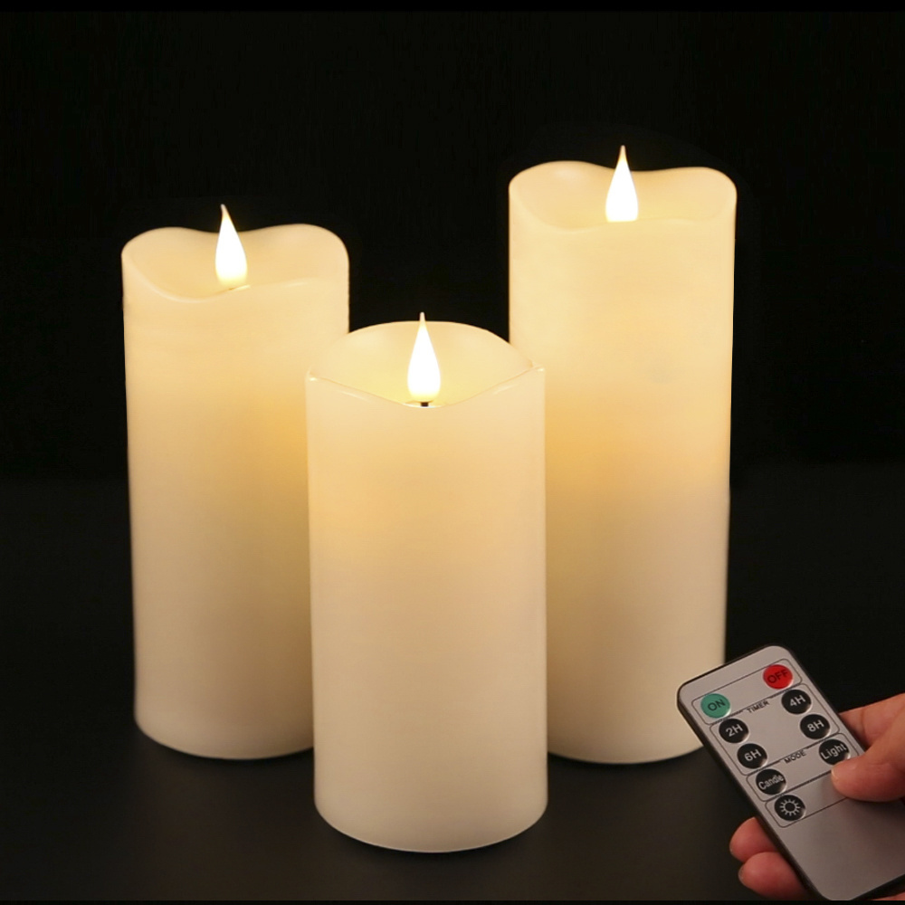 Simplux newest USB rechargeable led candle with timer and remote  Lighted up home decoration flameless candles Simplux