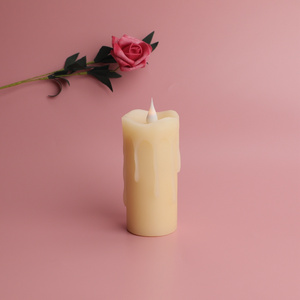 Pillar candles with Remote Votive Led candle with timer AA battery operate Ivory color light up candles for home decoration