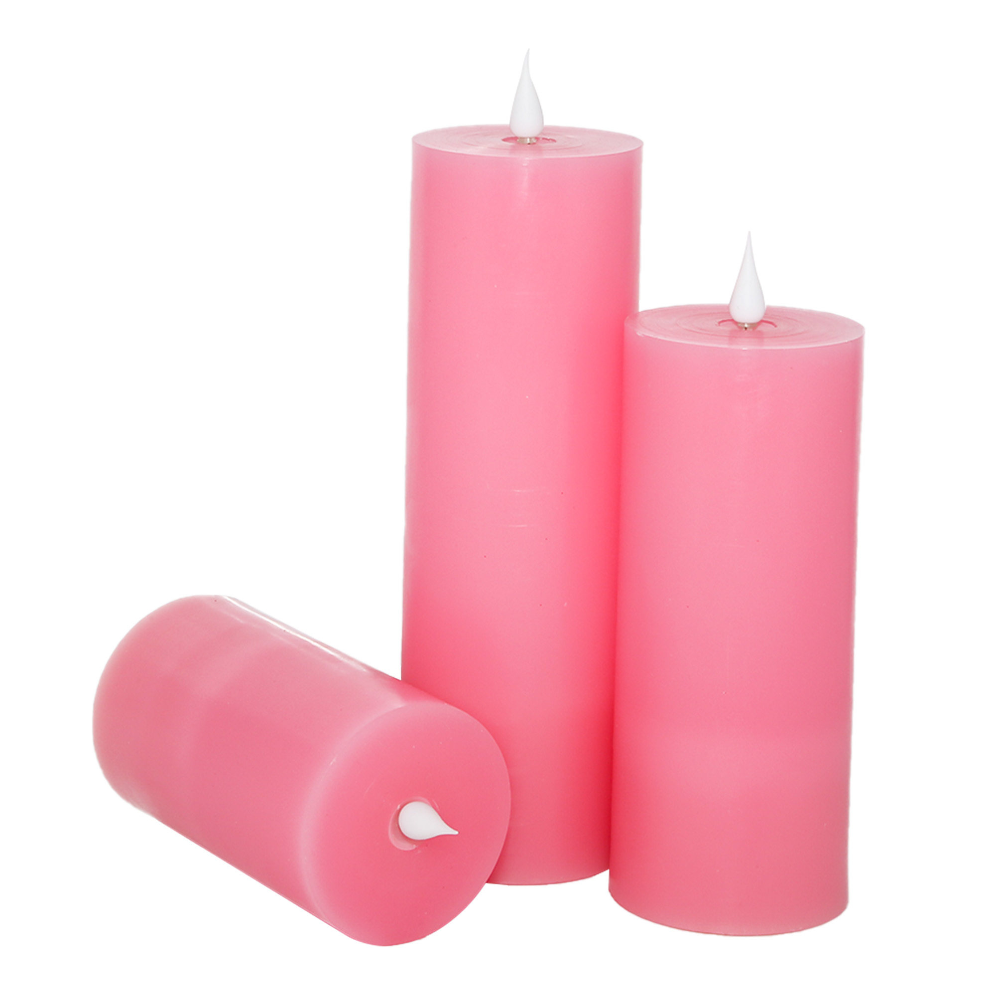 Flameless Candles Battery Operated Pillar Real Wax Flickering Electric LED Candle with Remote Control