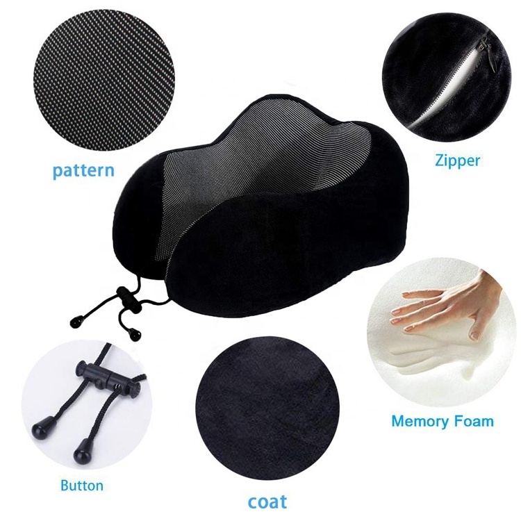 ultimate travel accessories set travel pillow memory foam memory foam travel foot rest hammock for airplane with mask earplug