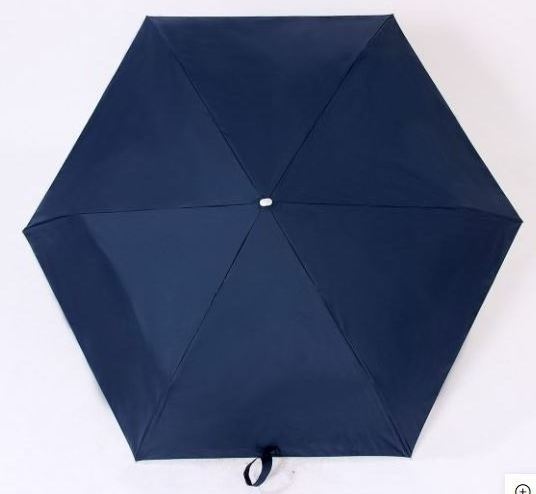 Two Color Auto Open With Sleeve Slim 3 Fold Umbrella UV Coated On Interior Panel Auto Open With Sleeve Umbrella