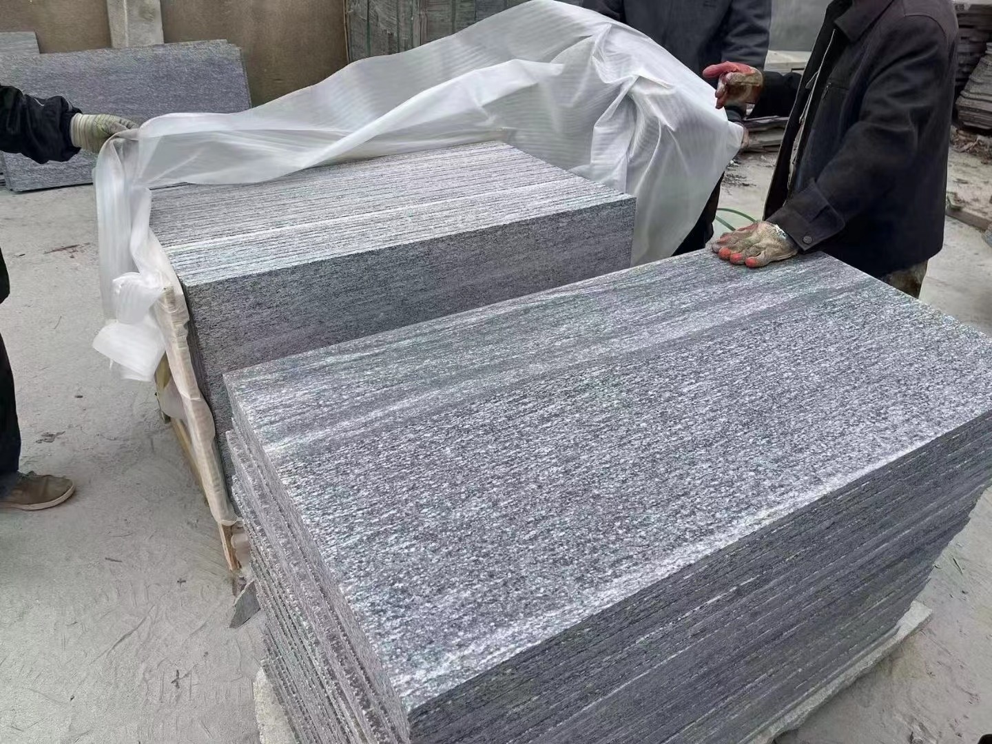 New Juparana Grey Wave Granite Slab New Arrival Tiles