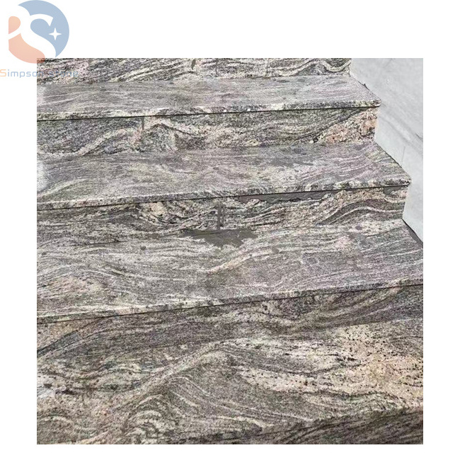 New China granite Dark grey with gold vein high quality wholesale polished tiles