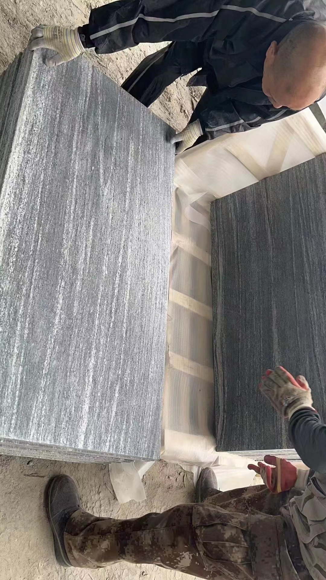 New Juparana Grey Wave Granite Slab New Arrival Tiles