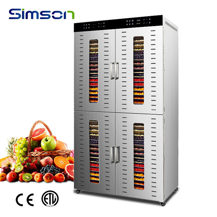 80 & 96 Trays Electric Food Fruits Vegetables Dehydrator Industrial Commercial Fruit Drying Machine