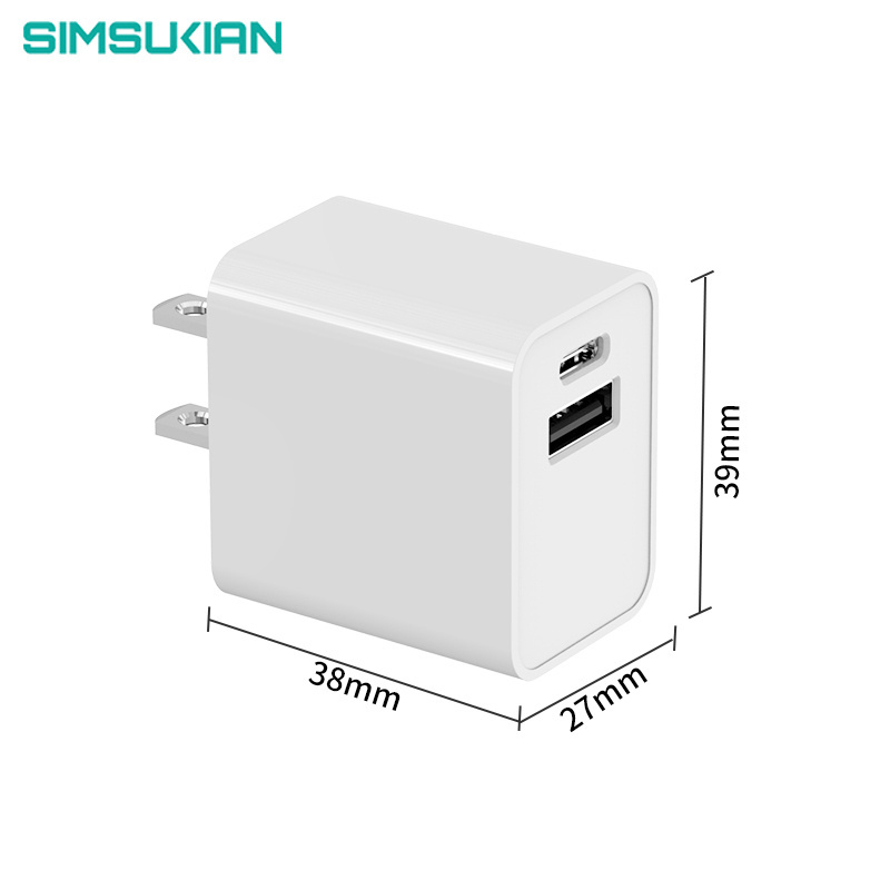 dc dc charger 12v android usb c super fast quick charger 20w pd 3.0 wall charger 18w ce