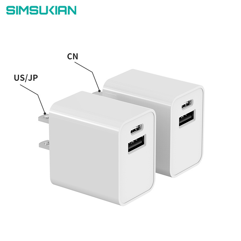 dc dc charger 12v android usb c super fast quick charger 20w pd 3.0 wall charger 18w ce